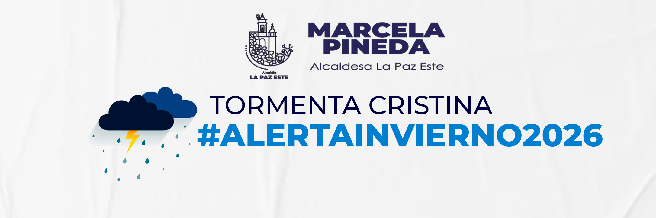 Alerta naranja por pronóstico de lluvia elevado
