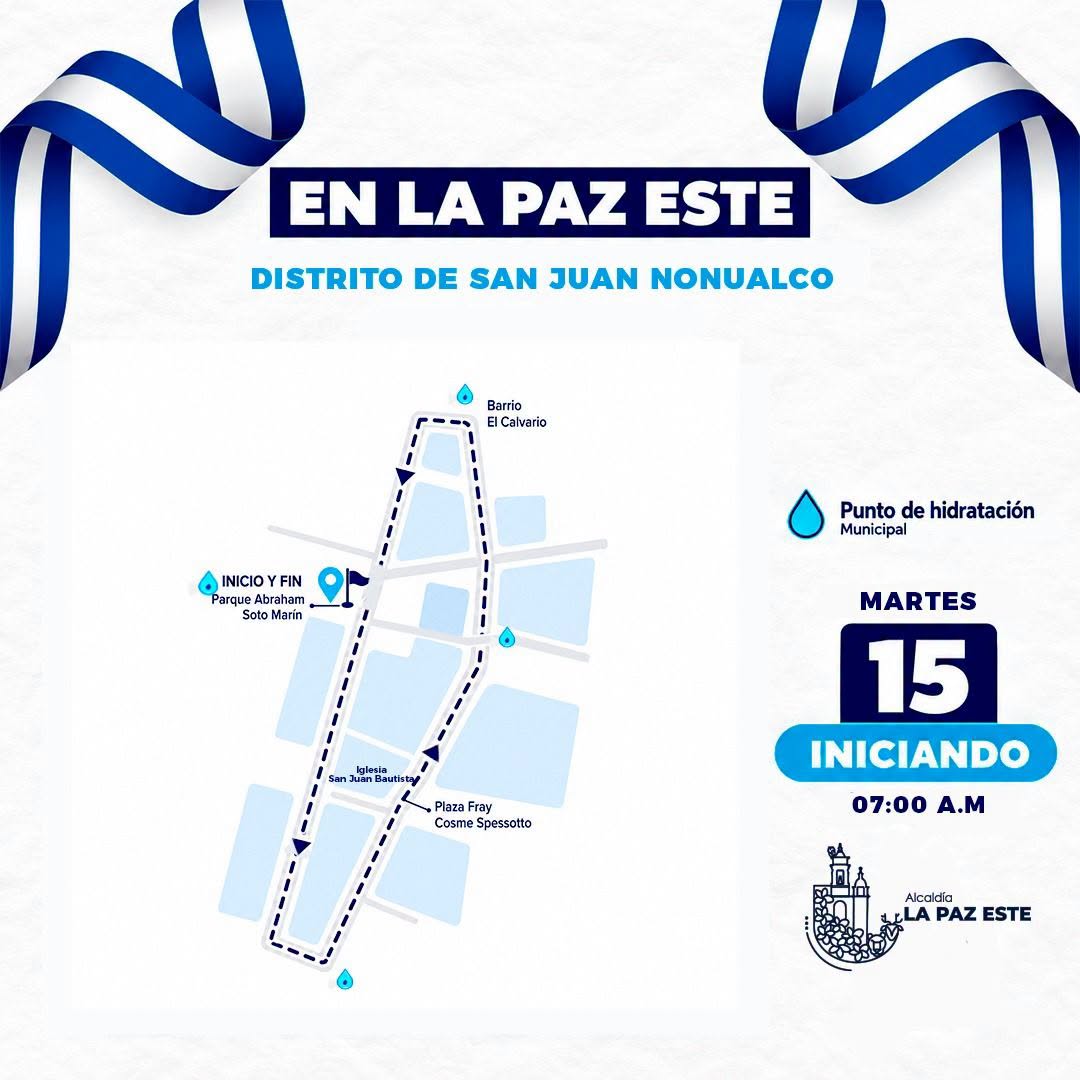 En La Paz Este #CelebramosLaIndependencia. Este 15 de septiembre ven a disfrutar del desfile de la independencia en las principales calles de nuestro distrito. 🤩
